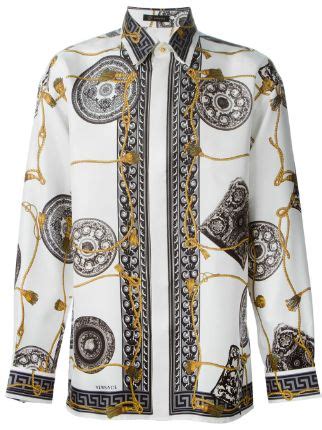 chemise versace blanche|Collection chemises .